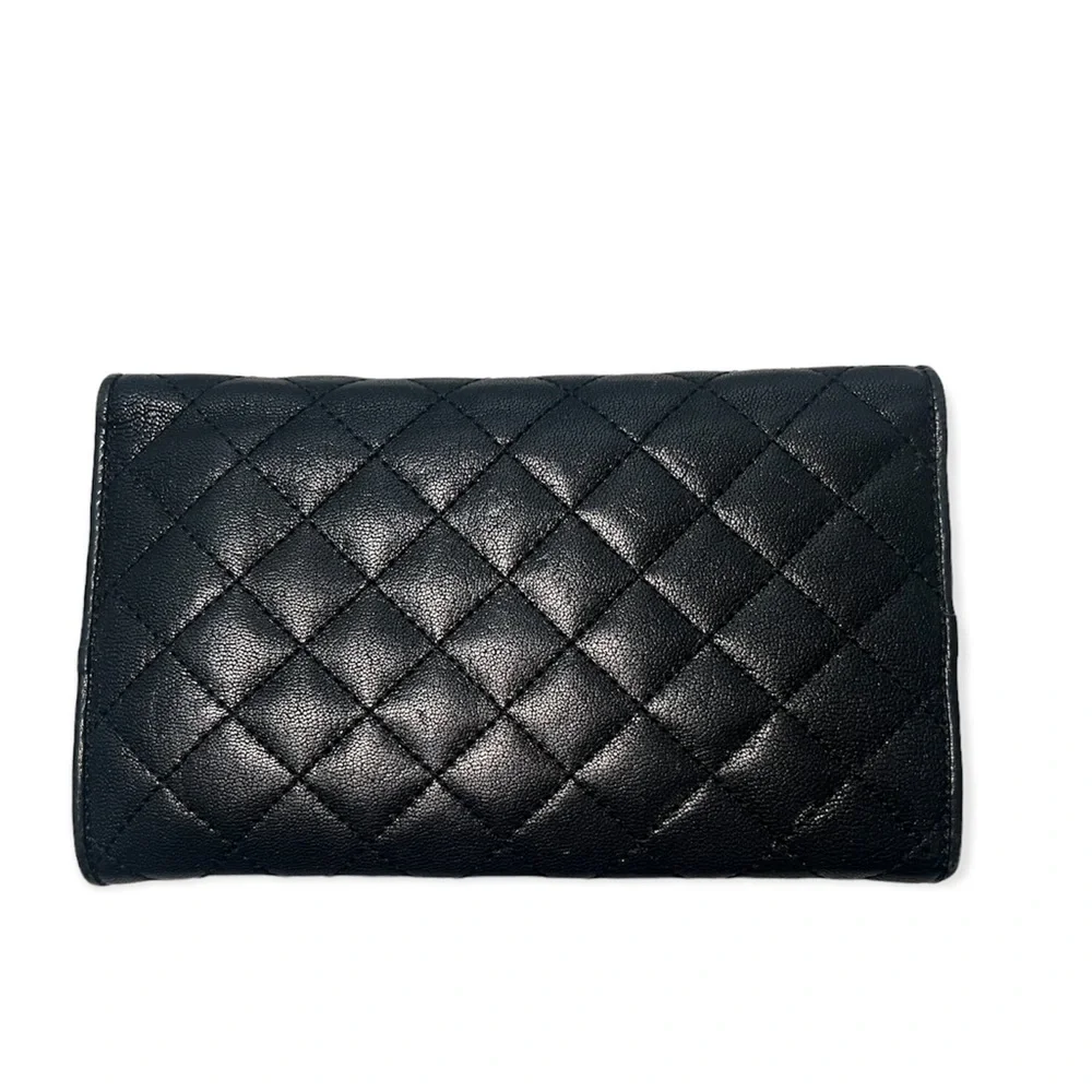 MOSCHINO Women’s Black Compact Wallet